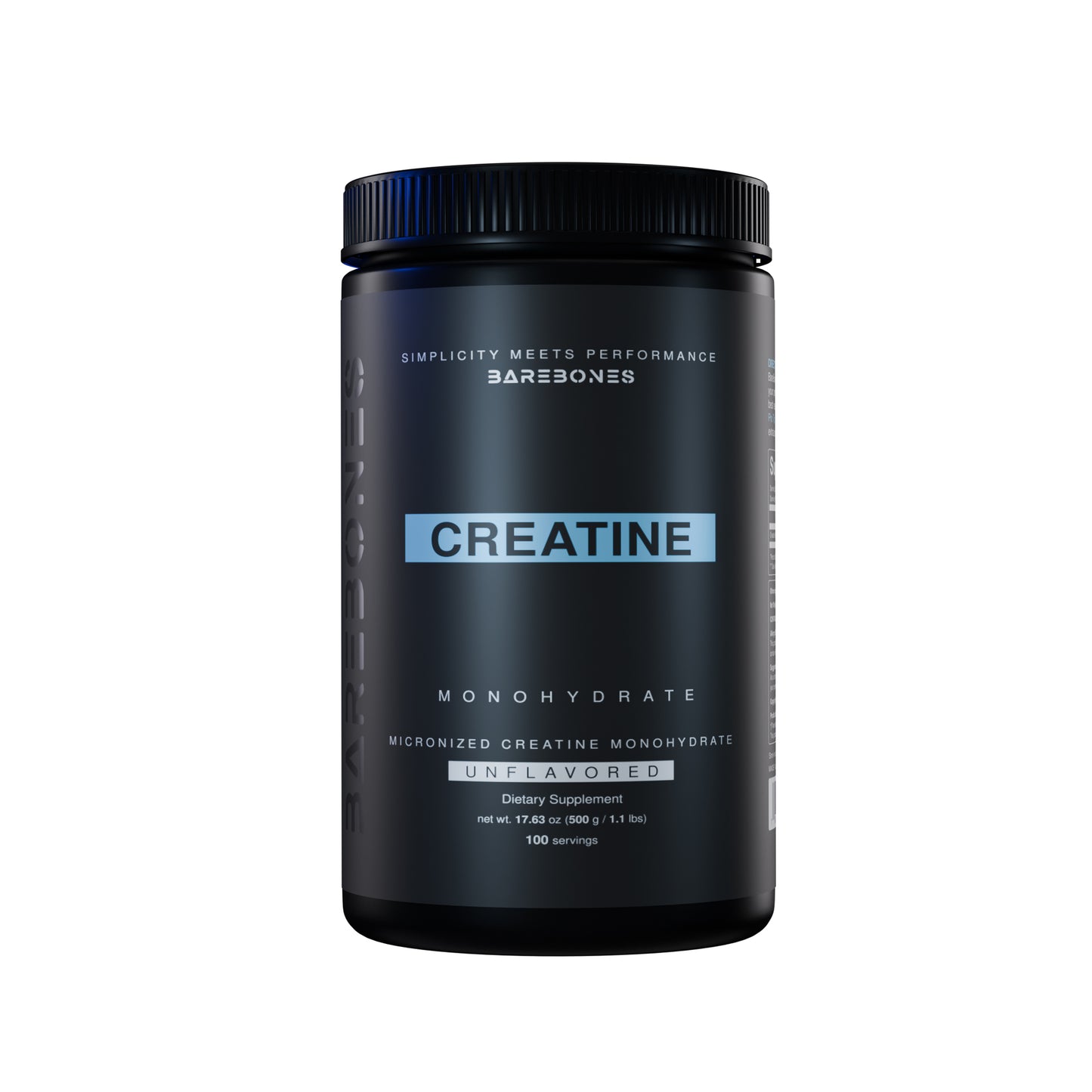 Creatine Monohydrate - Unflavored, 100 Servings