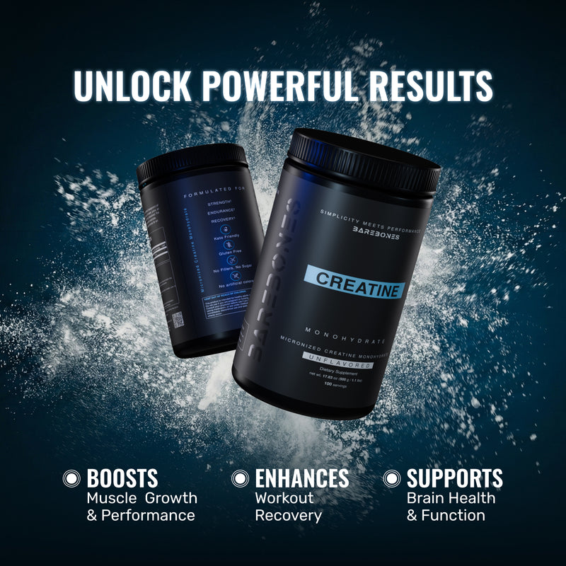 Creatine Monohydrate - Unflavored, 100 Servings